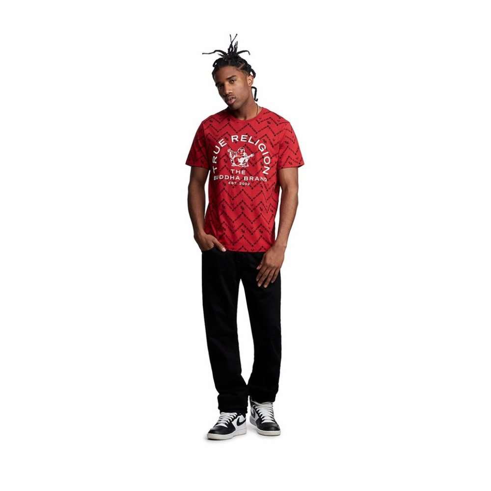 True Religion Men's Geno Slim Fit Stretch Jeans in Body Rinse Black - Picture 5 of 5